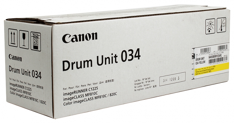 Скупка картриджей drum C-EXV034 Y 9455B001 в Набережных Челнах